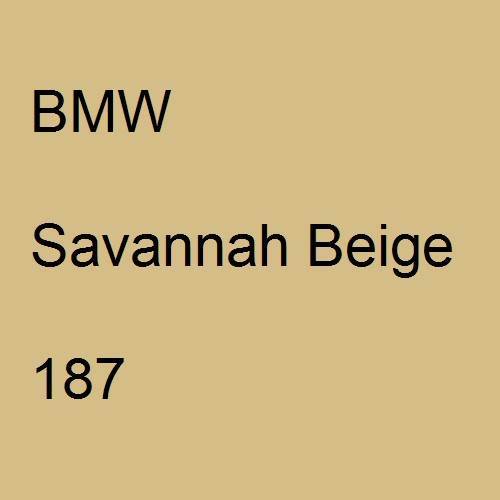 BMW, Savannah Beige, 187.